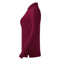SUNNY LSL, Damen-Langarm-Poloshirt, 180 g/m2, Bordeaux