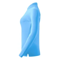 SUNNY LSL, Damen-Langarm-Poloshirt, 180 g/m2, Hellblau