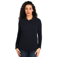 SUNNY LSL, Damen-Langarm-Poloshirt, 180 g/m2, Blau