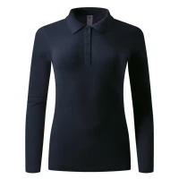 SUNNY LSL, Damen-Langarm-Poloshirt, 180 g/m2, Blau