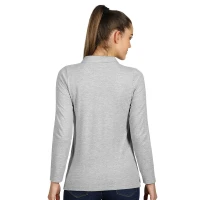 SUNNY LSL, Damen-Langarm-Poloshirt, 180 g/m2, Asche