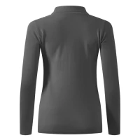 SUNNY LSL, Damen-Langarm-Poloshirt, 180 g/m2, Dunkelgrau