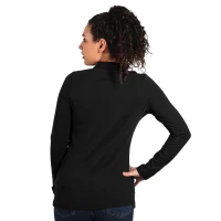 SUNNY LSL, Damen-Langarm-Poloshirt, 180 g/m2, Schwarz