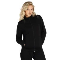 SPINNER, Sweatshirt mit Reißverschluss, 280 g/m2, Schwarz