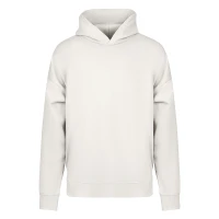 BIG HOODY, unisex široka dukserica sa kapuljačom od organskog pamuka, 300 g/m2, krem-bela