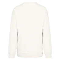 BIG, unisex oversize crew neck organic cotton sweatshirt, 300 g/m2, off white