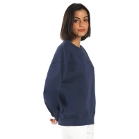 BIG, Weites Sweatshirt aus Bio-Baumwolle, 300 g/m2, Blau