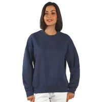 BIG, Weites Sweatshirt aus Bio-Baumwolle, 300 g/m2, Blau