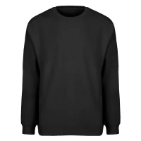 BIG, Weites Sweatshirt aus Bio-Baumwolle, 300 g/m2, Schwarz
