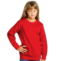 SPRING KID, Kinder-Sweatshirt mit Rundhalsausschnitt, 280 g/m2, Rot