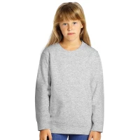 SPRING KID, Kinder-Sweatshirt mit Rundhalsausschnitt, 280 g/m2, Asche