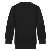 SPRING KID, dečja dukserica, okrugli izrez, 280 g/m2, crna