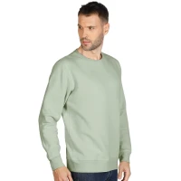 ABSOLUT, Sweatshirt aus Bio-Baumwolle, 280 g/m2, Olive