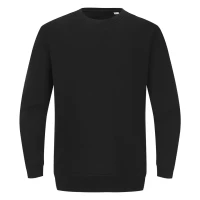 ABSOLUT, organic cotton sweatshirt, 280 g/m2, black