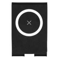 MAXWELL, magnetic foldable mobile phone holder and wireless charger, 15w, black