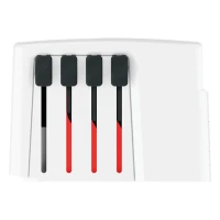 WORLD USB CHARGER AC 45PD, putni multiadapter 45w, beli