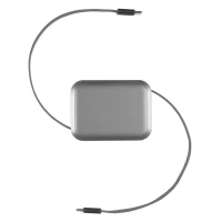 TROJAN 100W 6IN1, type-c charging and data cable, with mobile phone holder, 6 in 1, 100w, silver