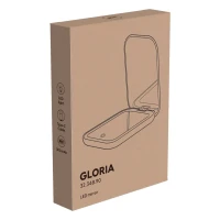 GLORIA, LED Taschenspiegel, Weiss