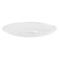 PIGNA MIDI, two double wall glass cappuccino cups with saucers in a set, 2 x 150 ml, transparent