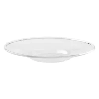 PIGNA MINI, two double wall glass espresso cups with saucers in a set, 2 x 100 ml, transparent