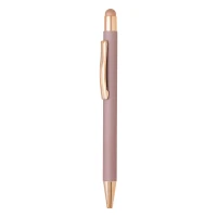 TITANIUM TOUCH COLOR, metalna "touch" hemijska olovka, roze zlatna