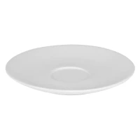 TOTEM, Set aus zwei Keramiktassen für Cappuccino mit Untertassen, 2 x 200 ml, Weiss
