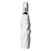 STRATO,  foldable windproof umbrella with auto open/close function, white