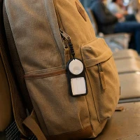 TAG FINDER, find my luggage tag, black