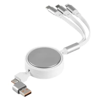INDUCTOR 60W 6IN1, usb type-c charging and data cable, 6 in 1, 60w, white