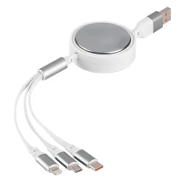 INDUCTOR 60W 6IN1, usb type-c charging and data cable, 6 in 1, 60w, white