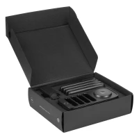 REVOLUTION, Ladestation mit 4 x 10.000 mAh Akkus, 65W, mit Magnet, Schwarz