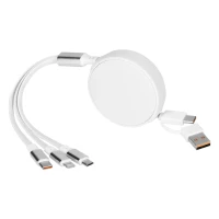 ONES 6IN1, usb type-c kabl za punjenje i prenos podataka, 6 u 1, 60w, beli