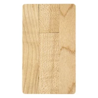 CREDIT CARD WOOD, USB-Stick, Beige, 64GB