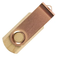 SMART WOOD 3.0, usb flash memorija, roze zlatna, 64GB