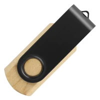 SMART WOOD 3.0, USB-Stick, Schwarz, 64GB