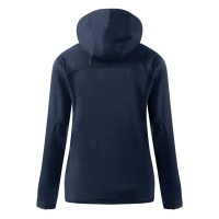 BLACK PEAK WOMEN, women’s softshell hooded jacket blue