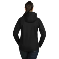 BLACK PEAK WOMEN, Damen SoftshellJacke mit Kapuze, Schwarz