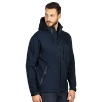 BLACK PEAK, Unisex Softshell-Jacke mit Kapuze, Blau