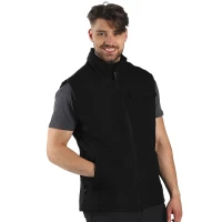 TANKER VEST, radni prsluk od ripstopa, crni