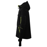 PANTHER JACKET, softshell hooded jacket, neon yellow
