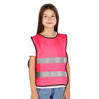 GLOW COLOR KID, Kinderweste, Neon Pink
