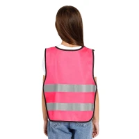 GLOW COLOR KID, Kinderweste, Neon Pink