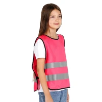 GLOW COLOR KID, Kinderweste, Neon Pink