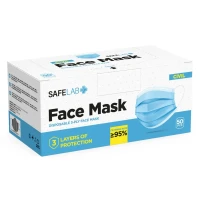 DFM 50, disposable face mask, sky blue