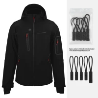 PANTHER THERMO MEN, softshell jacket with heating system, black