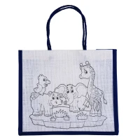 CHICO, bag with crayons, blue
