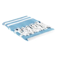 TASOS, peškir za plažu, 180 g/m2, tirkizno plavi
