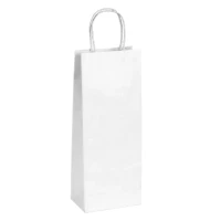 ARISTO, Papiertasche für Flasche, Weiss