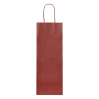 ARISTO, papirna kesa za flašu, 120 g/m2, bordo