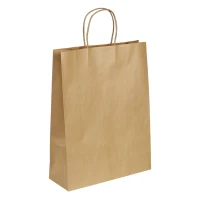 LOLA MAXI, Papiertasche, 120 g/m2, Beige